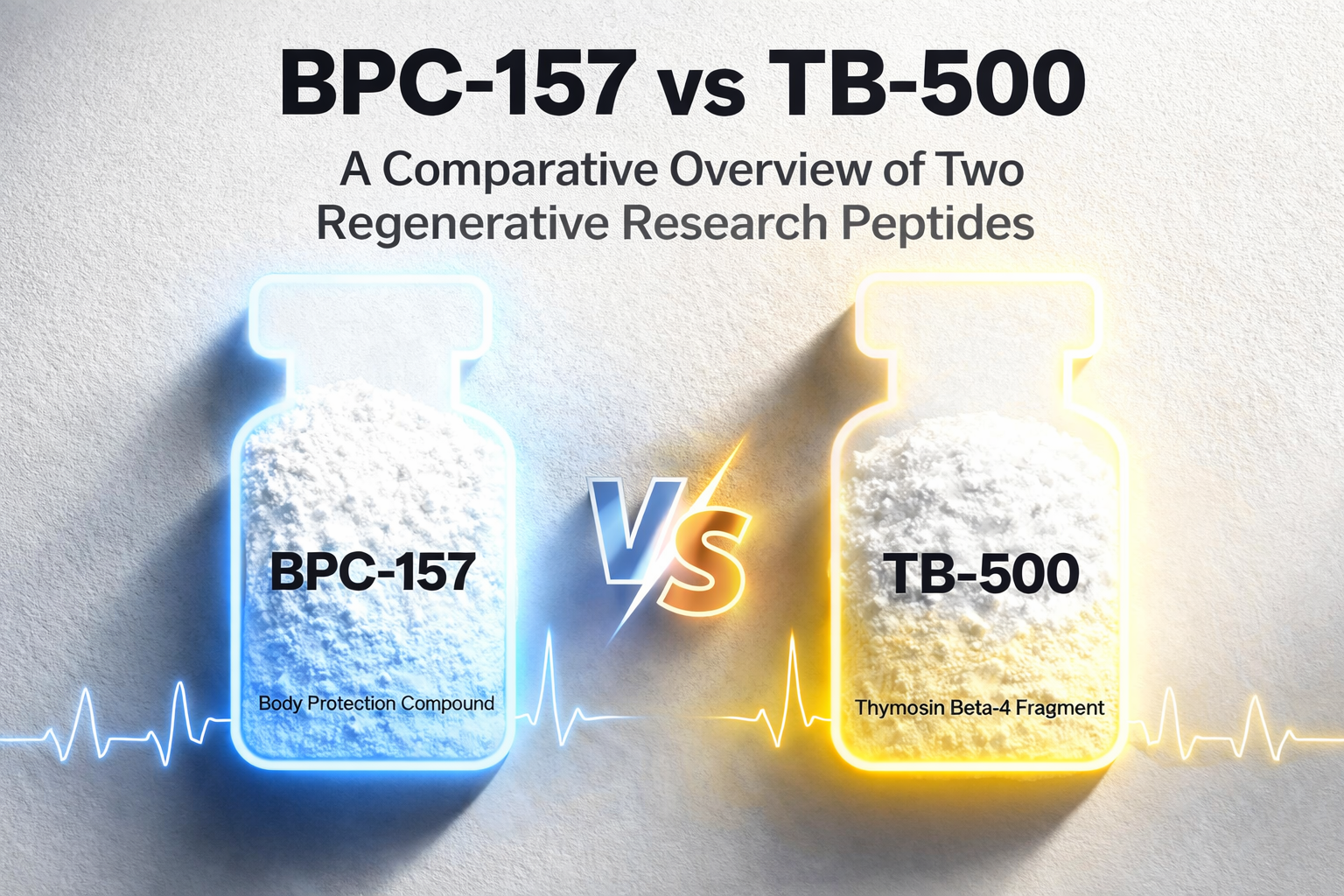 BPC157 vial and TB500 vial