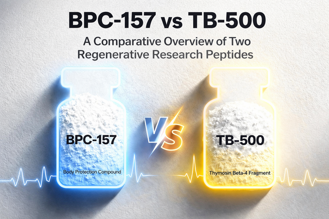 BPC-157 vs TB-500: A Comparative Overview of Two Regenerative Research Peptides.